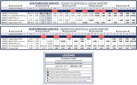 concord bus schedule at logan.